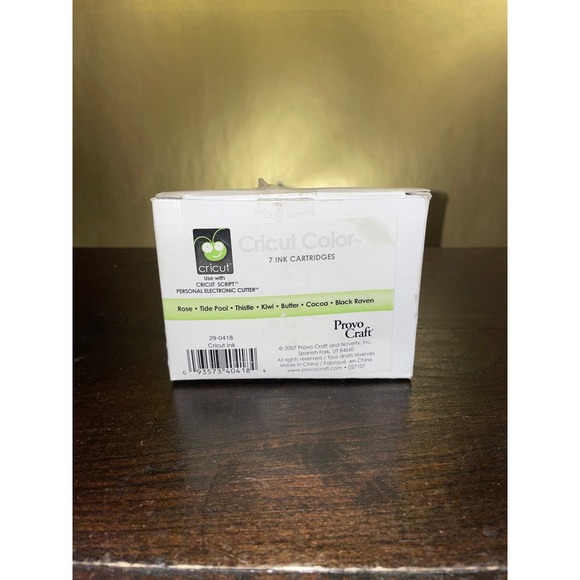Cricut Color 7 Ink Cartridges for Cricut Script Personal Electronic Cutter - Picture 1 of 3